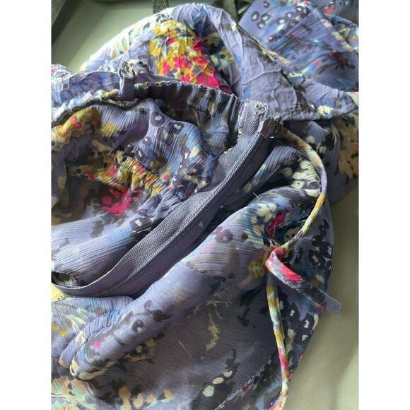 American Eagle Floral Mini Dress‎ Womens Size 4 Sleeveless Multicolor - Picture 4 of 6